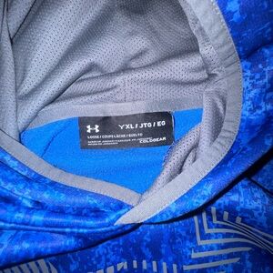 Blue Under Armour Hoodie YXL